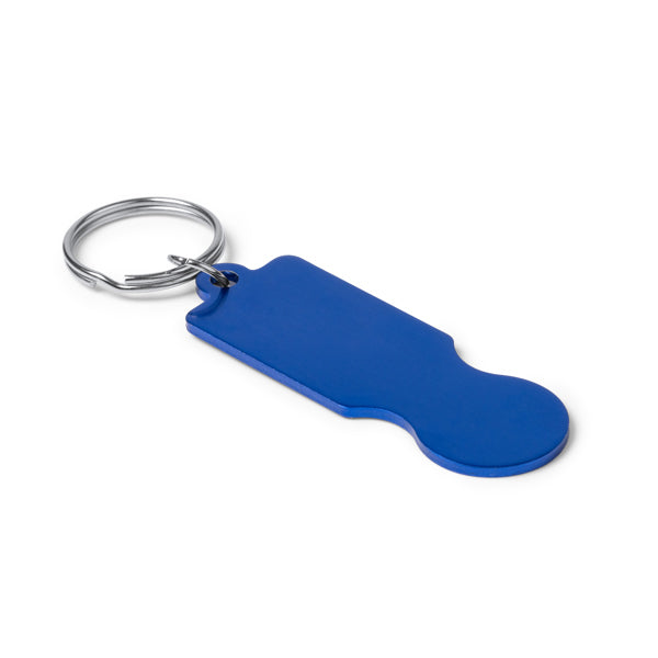 Llavero de aluminio reciclado con moneda para carro Hornet KO1556