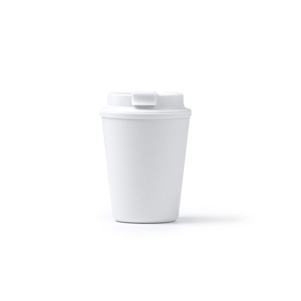 Vasos OKLAN VA1562 Blanco personalizable con tu logo | LogoLider