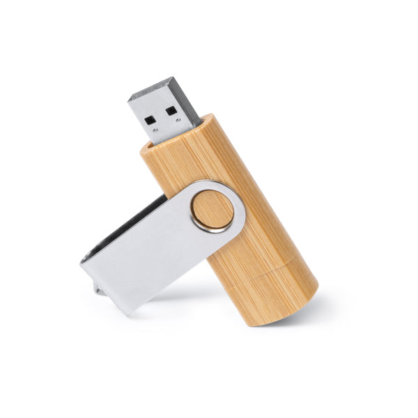 MEMORIAS USB GATLIN US1565 BAMBU detalle LogoLider