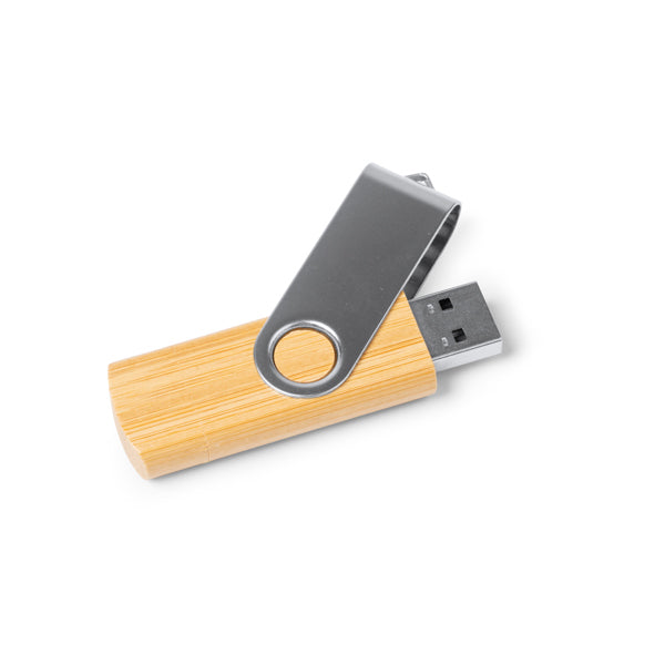 MEMORIAS USB GATLIN US1565 BAMBU detalle LogoLider