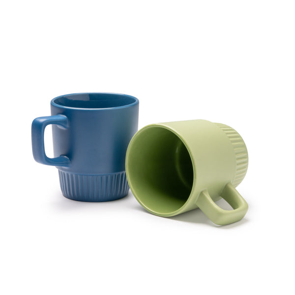 TAZAS LONGI TZ1613 VERDE SALVIA detalle LogoLider
