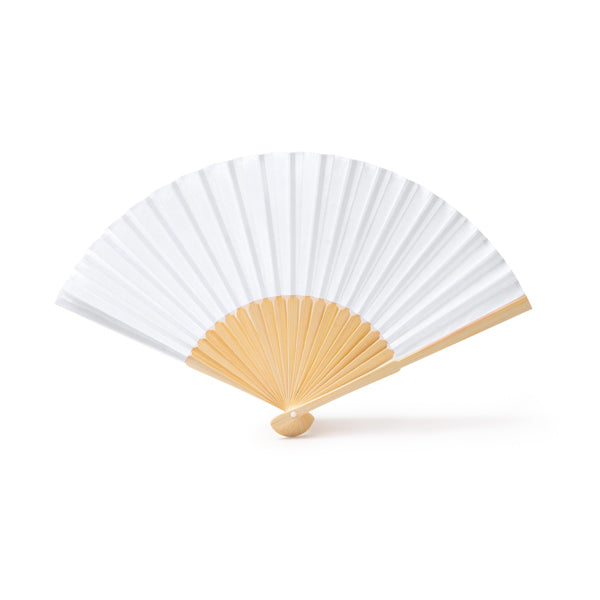 Abanicos LIDIA FN1617 Blanco personalizable con tu logo | LogoLider