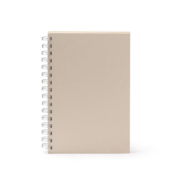 Acabado de la libreta de carton de briks en color natural personalizada