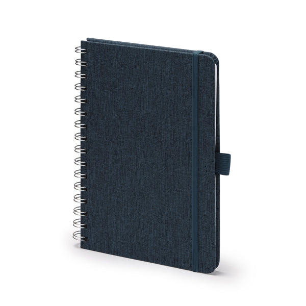 Libreta A5 de espiral en tejido RPET