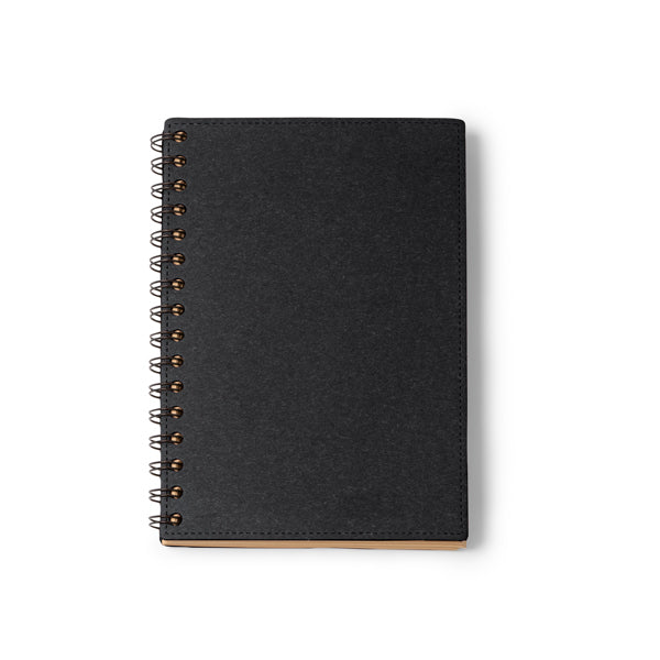 Libreta NUSAX NB1627 Negro personalizable con tu logo | LogoLider