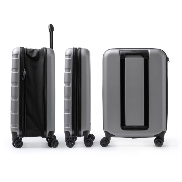 MALETAS FOLDY ML1635 PLATA detalle LogoLider