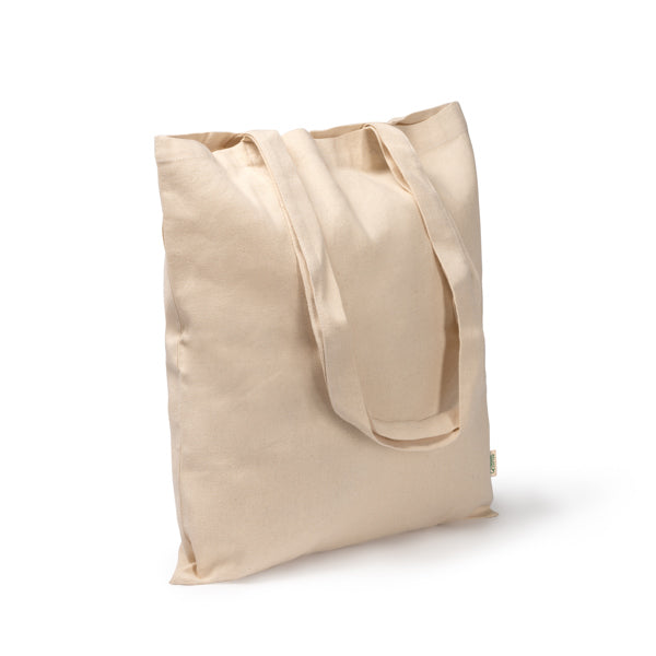Bolsa de algodón orgánico natural Keon personalizada con logo de empresa