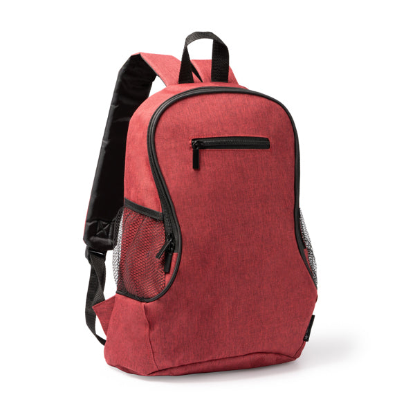 Mochila de RPET con bolsillos laterales Bamba personalizada con logo de empresa