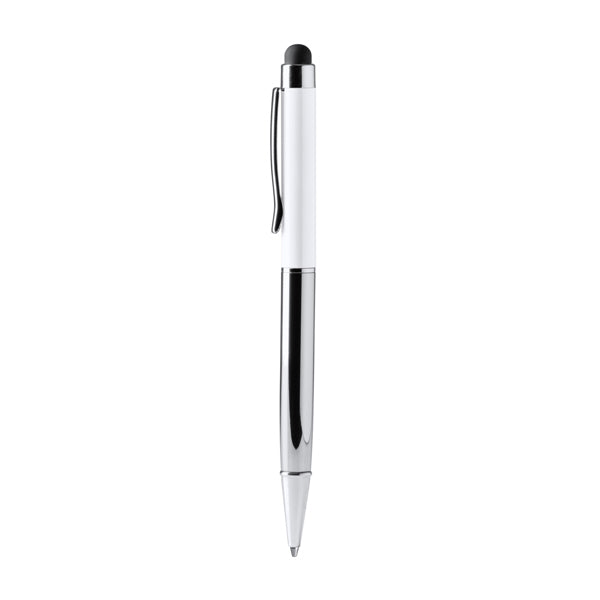 Boligrafo BRAVOS BL1678 Blanco personalizable con tu logo | LogoLider