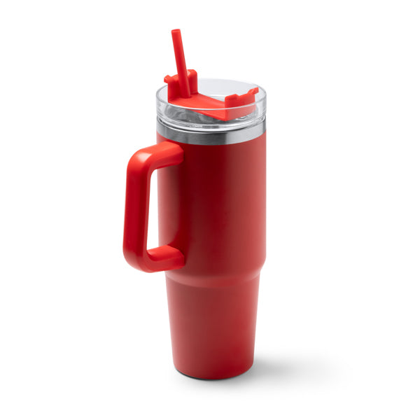 Taza térmica XL con pajita 870 ml Kranston TZ1709