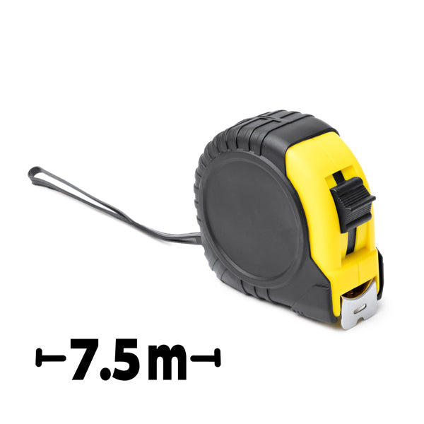 Flexómetro homologado de 7,5 m con funda de goma Vidal TO1716