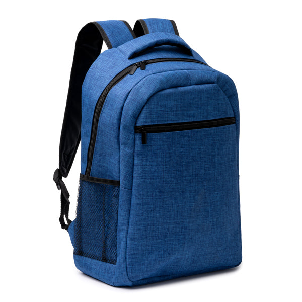 Mochila jaspeada con espalda acolchada Megan personalizada con logo de empresa