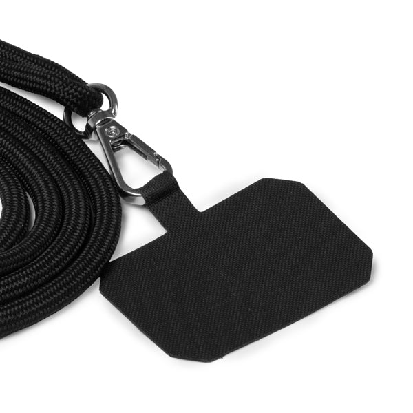 LANYARDS SUKI LY1730 NEGRO detalle LogoLider