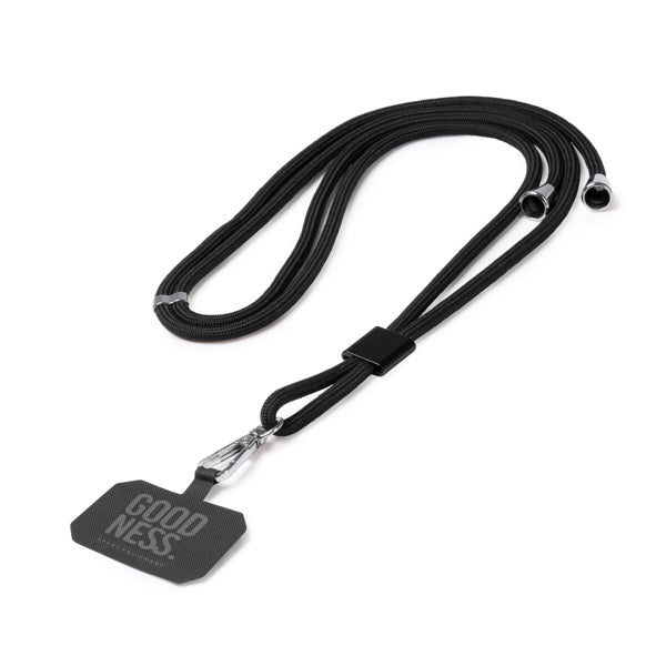LANYARDS SUKI LY1730 NEGRO detalle LogoLider