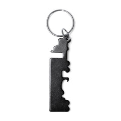 Llavero BREBEL KO1802 Negro personalizable con tu logo | LogoLider