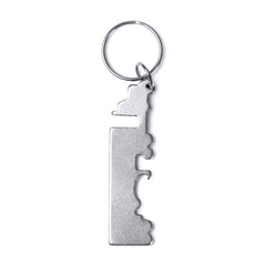 Llavero BREBEL KO1802 Plata personalizable con tu logo | LogoLider