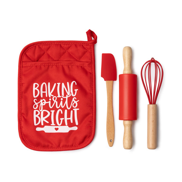 Menaje de cocina GINGER MJ1830 Rojo personalizable con tu logo | LogoLider