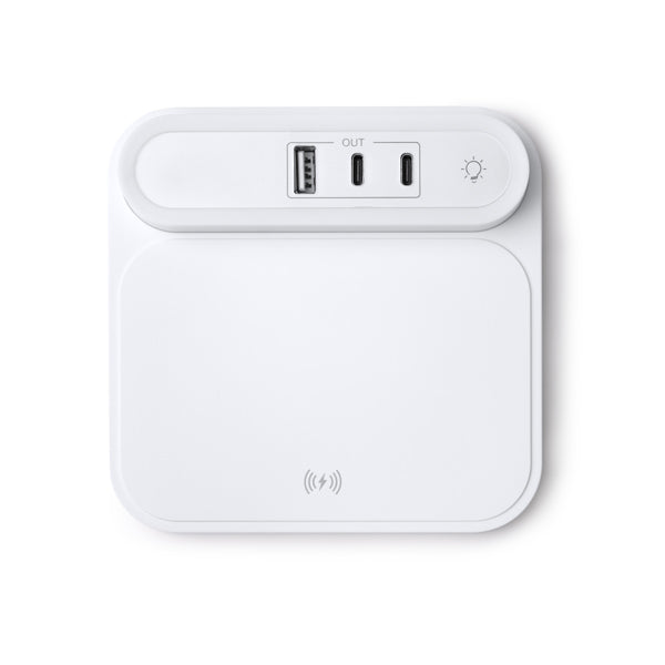 Cargador TITANUS CR1833 Blanco personalizable con tu logo | LogoLider