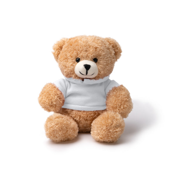 Peluches JAZZ FT1853 Blanco personalizable con tu logo | LogoLider