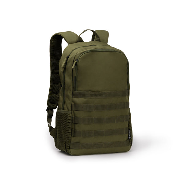 Mochila de RPET con bolsillo para portátil Bufalo personalizada con logo de empresa