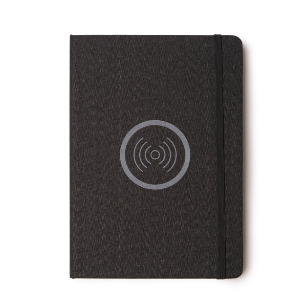 Libreta GARLAN NB1892 Negro personalizable con tu logo | LogoLider