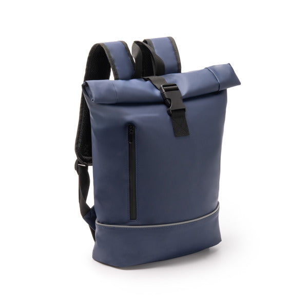 Mochila extensible de PU y RPET Valdez personalizada con logo de empresa