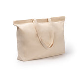 Bolsa de algodón con fuelle y cremallera Belmox