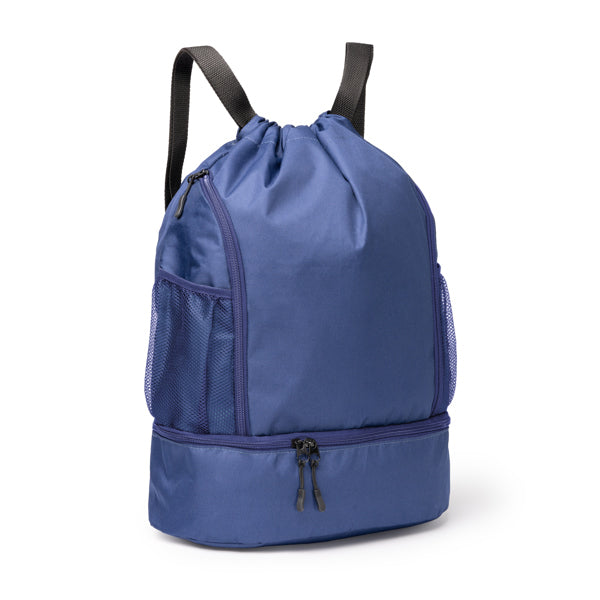 Mochila de cuerdas con compartimento para calzado Deboer personalizada con logo de empresa