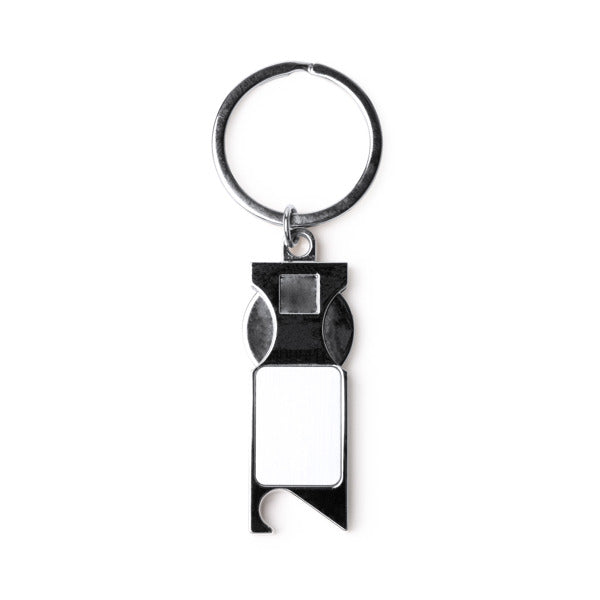 Llavero LIBOK KO2022 Plata personalizable con tu logo | LogoLider