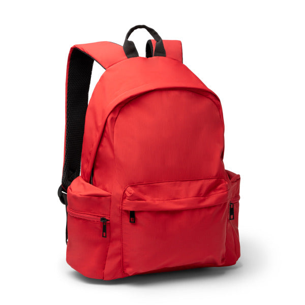 Mochila de nylon reciclado para portátil Hurley personalizada con logo de empresa