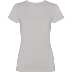 Camiseta Fiyi CA2201 Mujer Gris Piedra Lavado personalizable con bordado, serigrafia y DTF | LogoLider