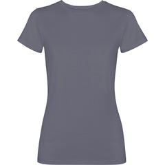Camiseta Fiyi CA2201 Mujer Gris Cielo Lavado personalizable con bordado, serigrafia y DTF | LogoLider