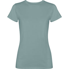 Camiseta Fiyi CA2201 Mujer Verde Pato Lavado personalizable con bordado, serigrafia y DTF | LogoLider