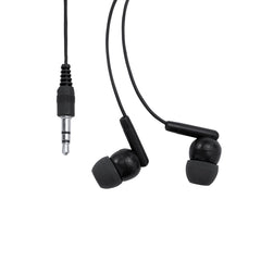 Auriculares boton PUNK EP3301 Negro personalizable con tu logo | LogoLider