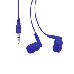 Auriculares boton PUNK EP3301 Royal personalizable con tu logo | LogoLider