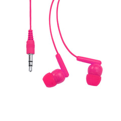 Auriculares boton PUNK EP3301 Fucsia personalizable con tu logo | LogoLider
