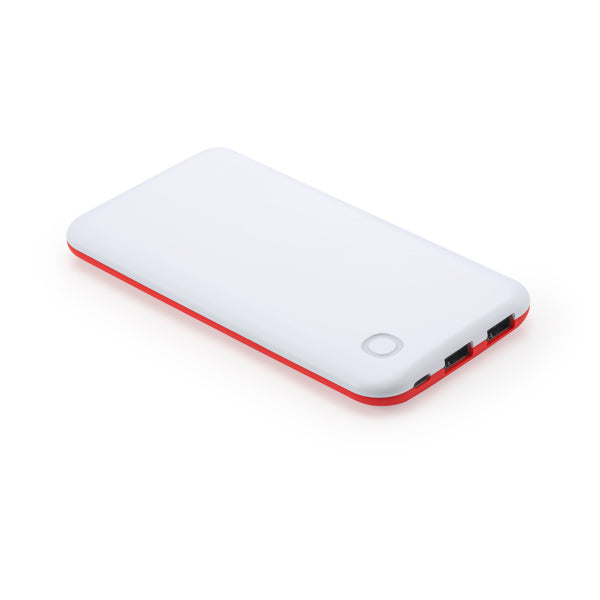 BATERIAS EXTERNAS ROBBIE PB3352 ROJO/BLANCO detalle LogoLider