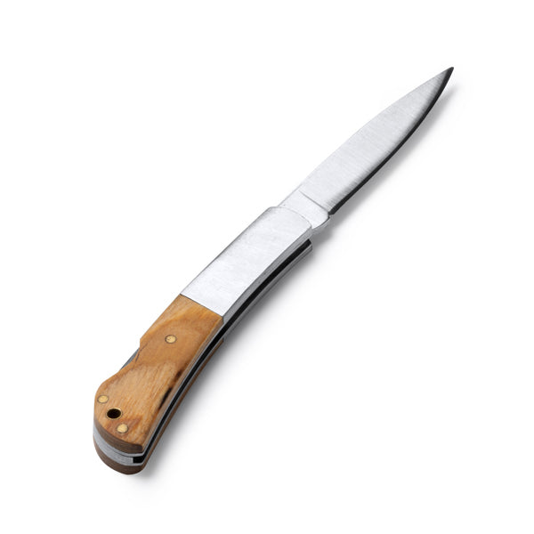 Navaja de acero y madera con seguro Vidur NA3989