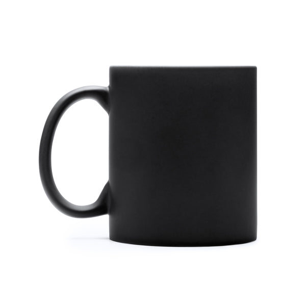 Taza WALAX TZ3996 Negro personalizable con tu logo | LogoLider