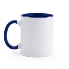 Tazas y vajilla MANGO MD4001 Blanco/royal personalizable con tu logo | LogoLider