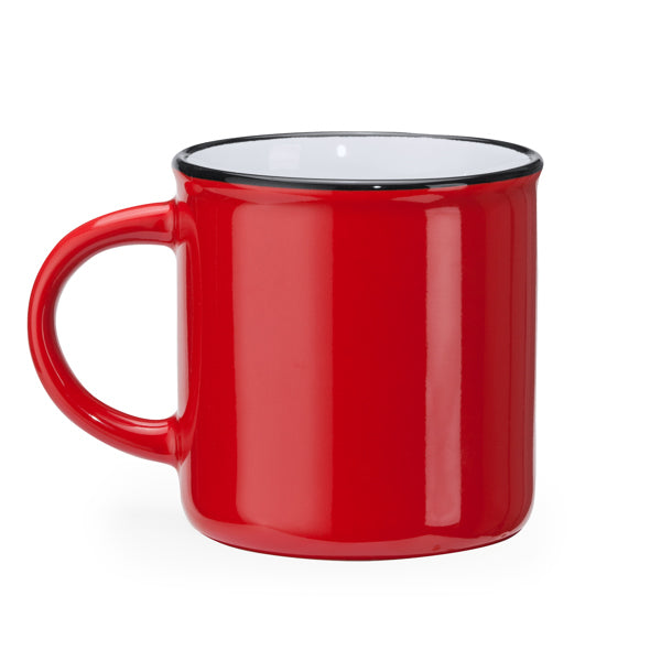 Taza retro de cerámica 300 ml con asa redonda Jack MD4010