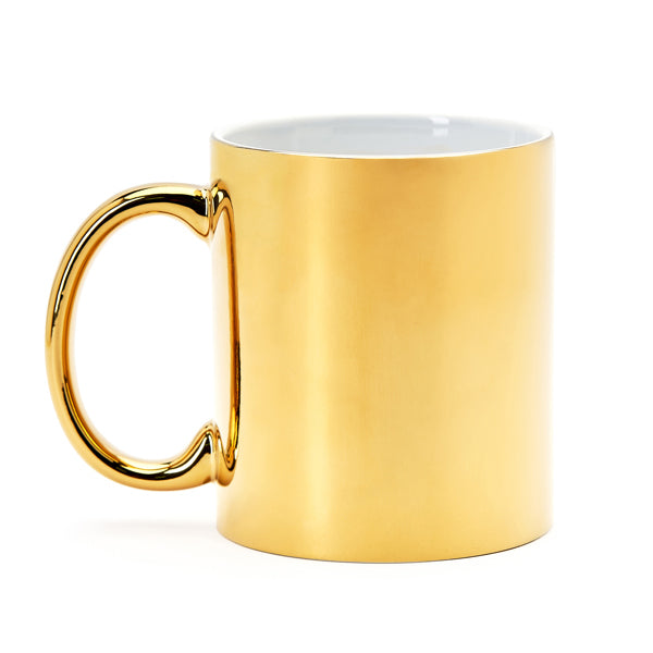 Taza de cerámica para grabado láser plata u oro 350 ml Zala MD4024