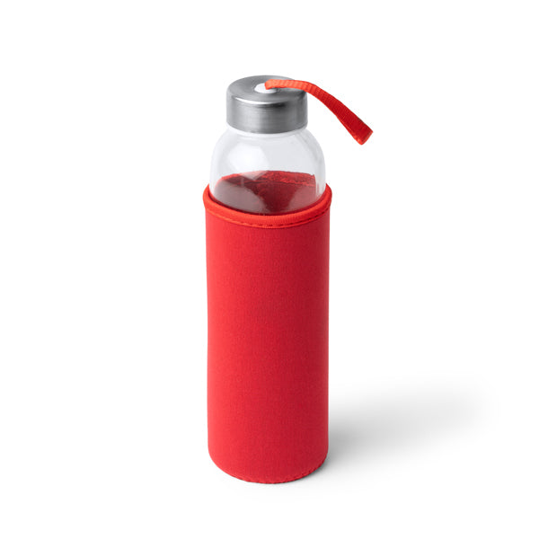 Botella de cristal 500 ml con funda de neopreno Camu MD4040
