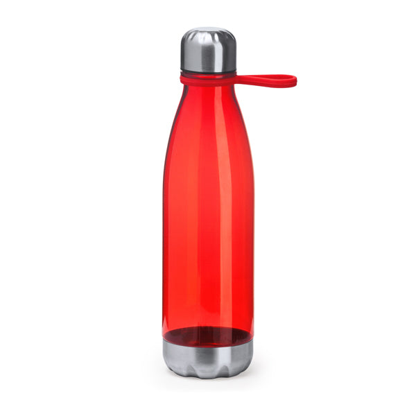 Botella transparente 700 ml con tapón de acero Eddo MD4041