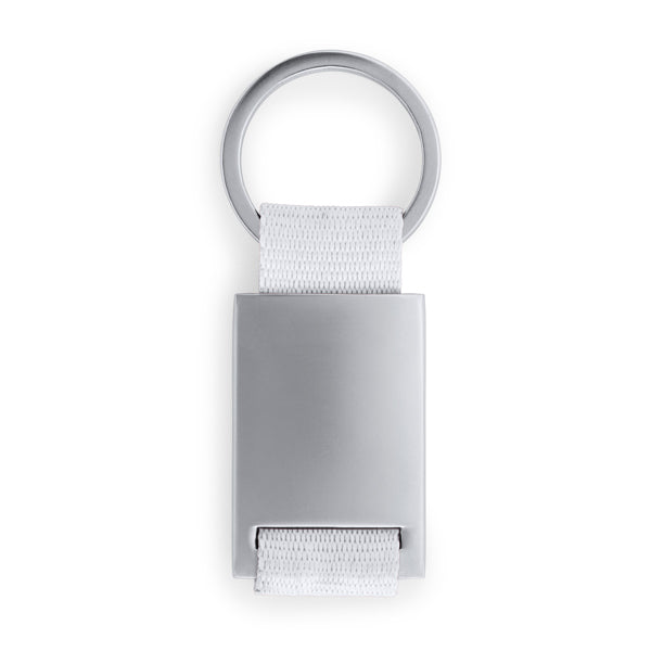 Llavero MINERAL KO4051 Blanco personalizable con tu logo | LogoLider