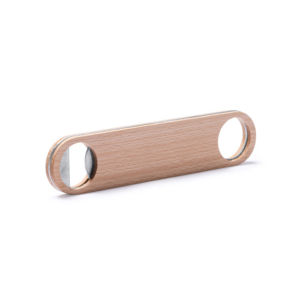 Abridor alargado de madera y acero Shake KO4078