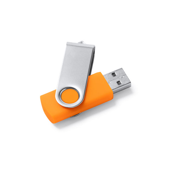 MEMORIAS USB MARVIN US4186 NARANJA detalle LogoLider