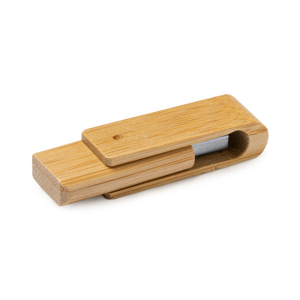 MEMORIAS USB PERCY US4189 BAMBU detalle LogoLider