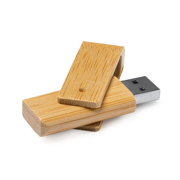 MEMORIAS USB PERCY US4189 BAMBU detalle LogoLider