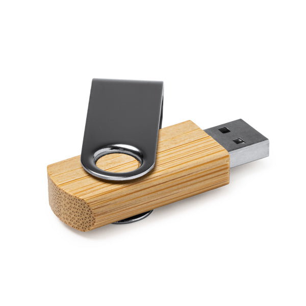 MEMORIAS USB ULDON US4190 BAMBU detalle LogoLider